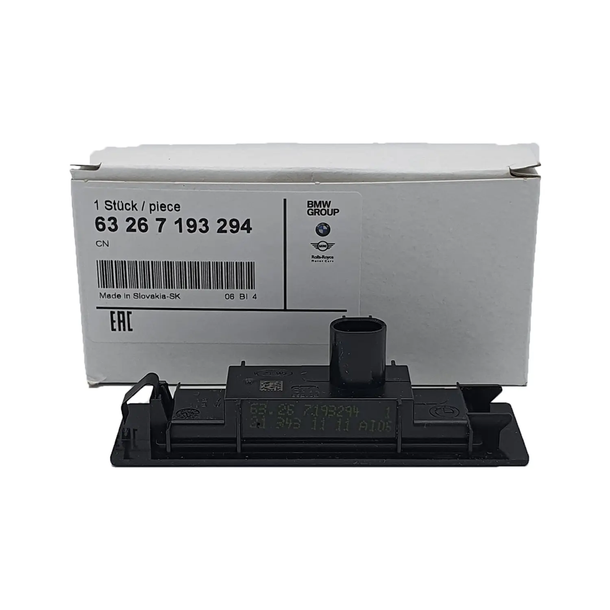 Original BMW Kennzeichenleute 63267193294 Nummernschildleuchte LED 1er 6er BMW