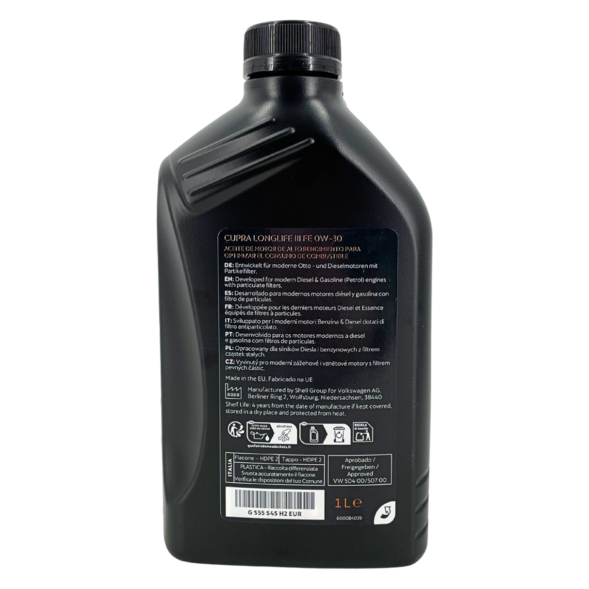 Original Cupra Longlife IV FE 0W-20 1 Liter