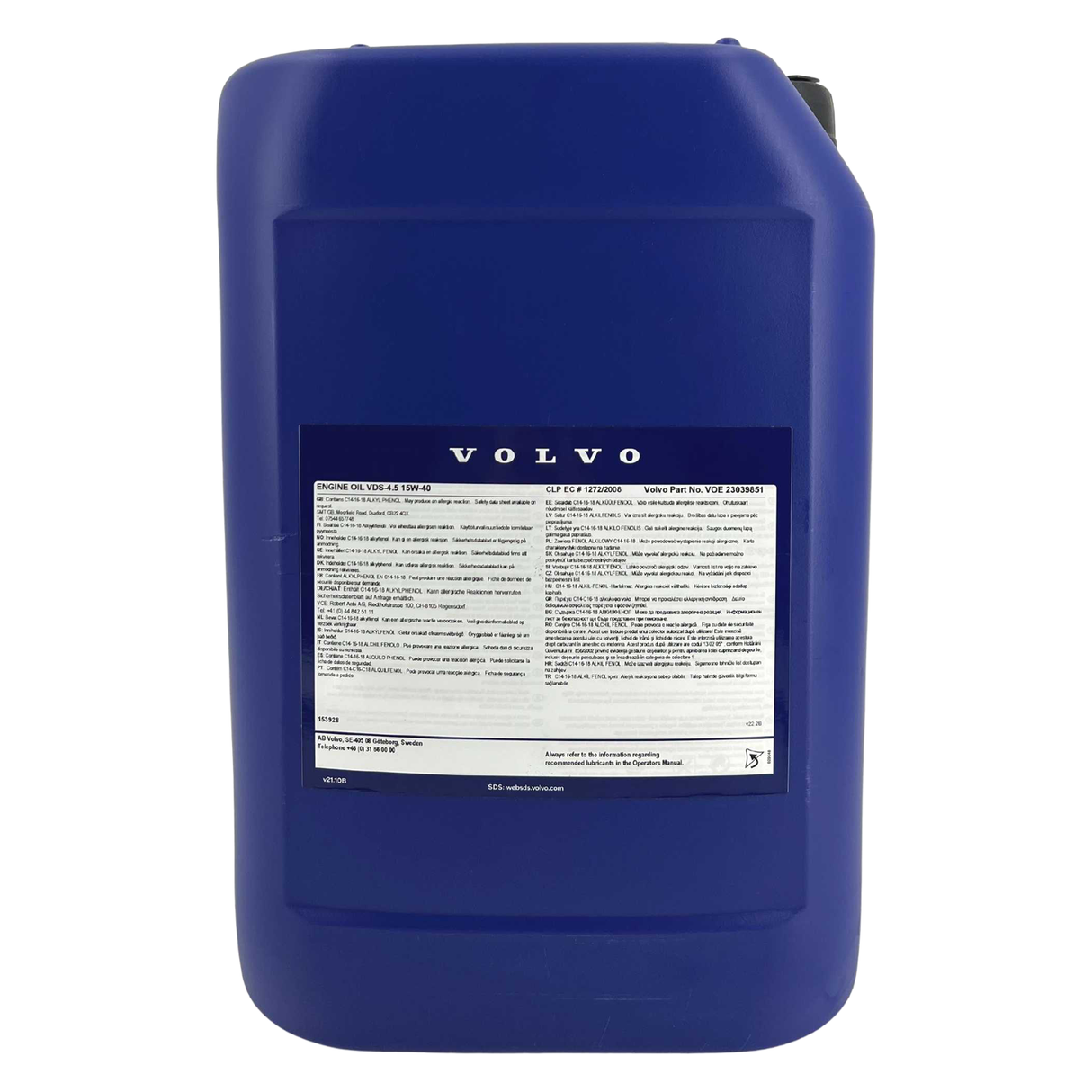 Original Volvo Engine Oil VDS-4.5 15W-40 20 Liter