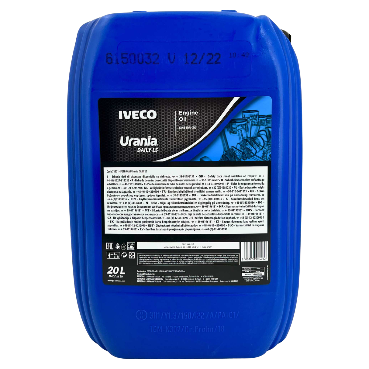 Petronas Urania Daily LS 5W-30 20 Liter