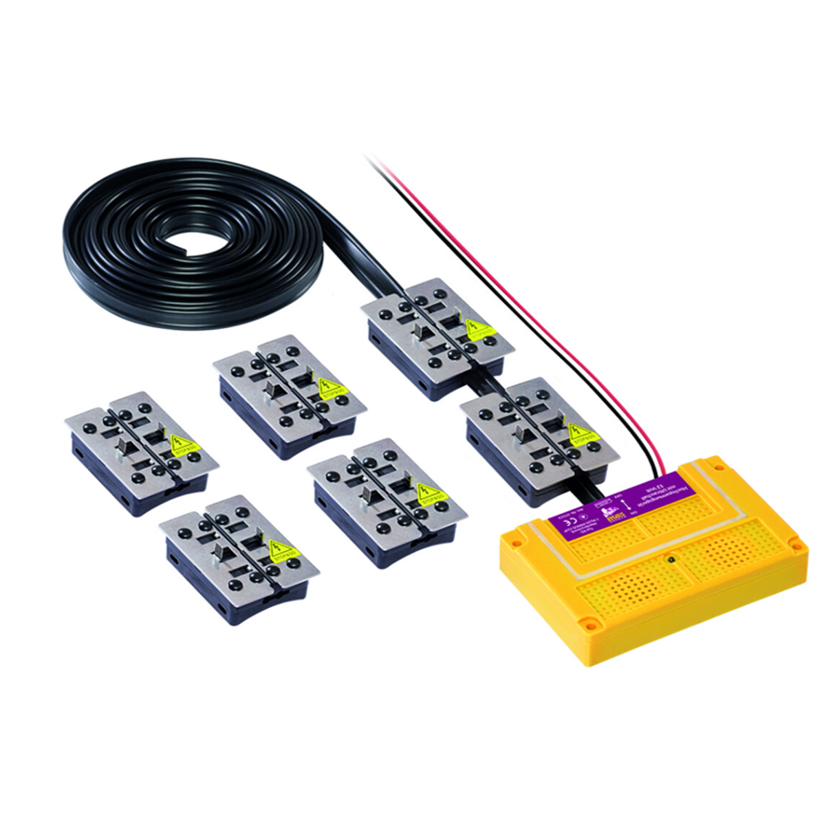 STOP&GO Marderabwehr 7 PLUS-MINUS Clip Hochspannungsgerät mit Ultraschall