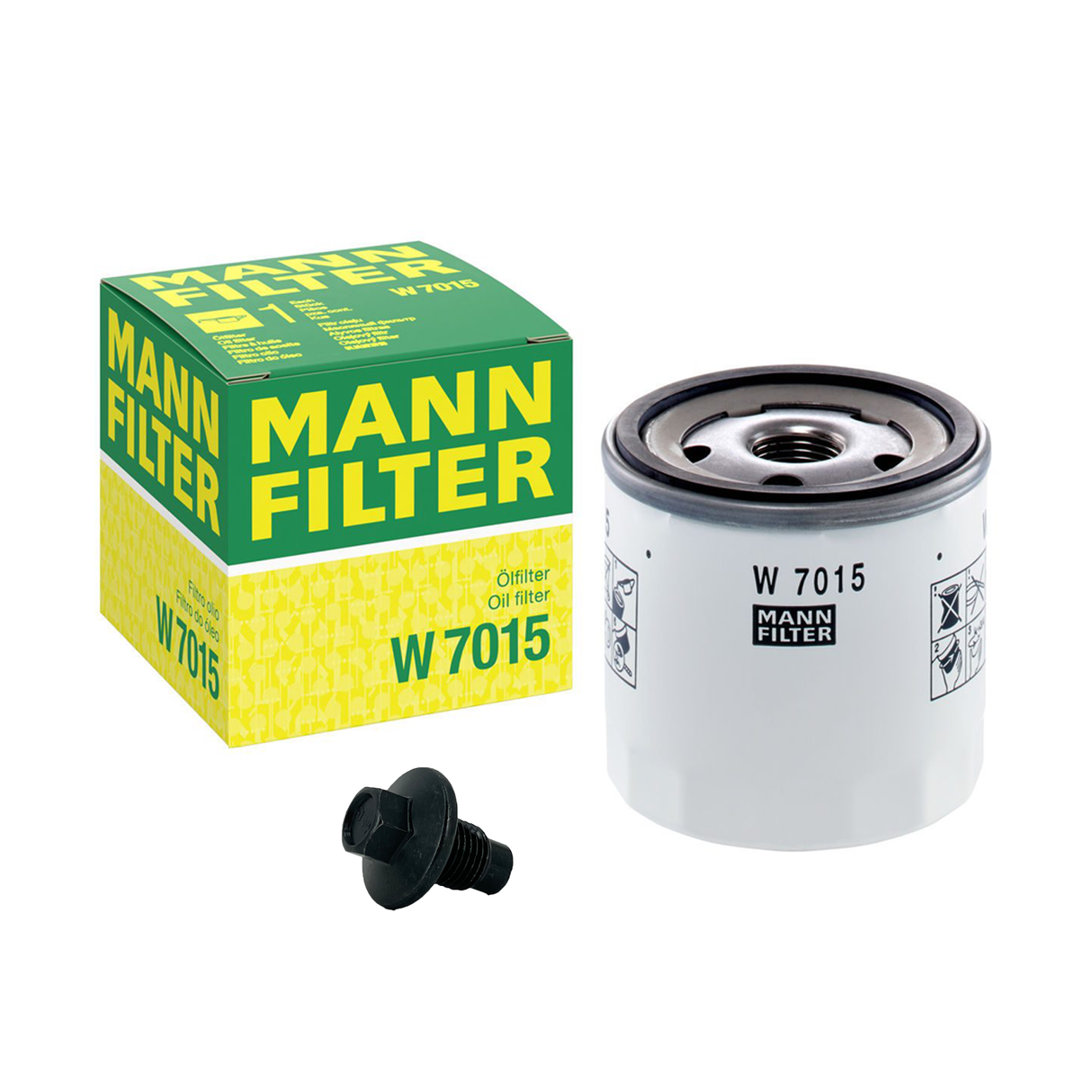 MANN-FILTER Ölfilter Verschlussschraube für C-Max B-Max Focus 2 3 4 Fiesta 5