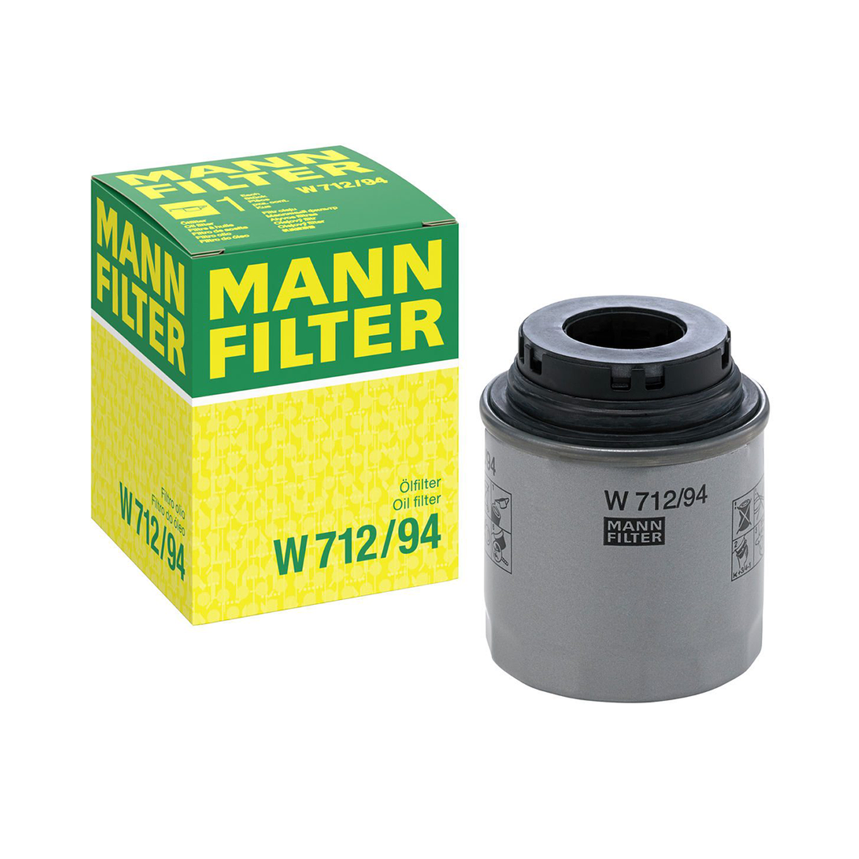 MANN ÖLFILTER + 5L 5W30 504 507 ÖL VW GOLF PASSAT TIGUAN SKODA SEAT AUDI A1 A3