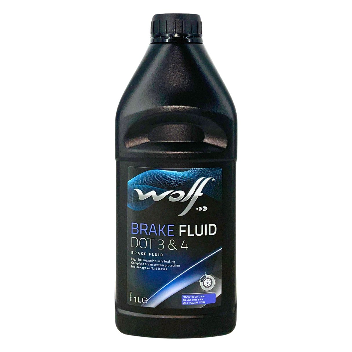 Wolf Brake Fluid DOT 3 & 4 1 Liter
