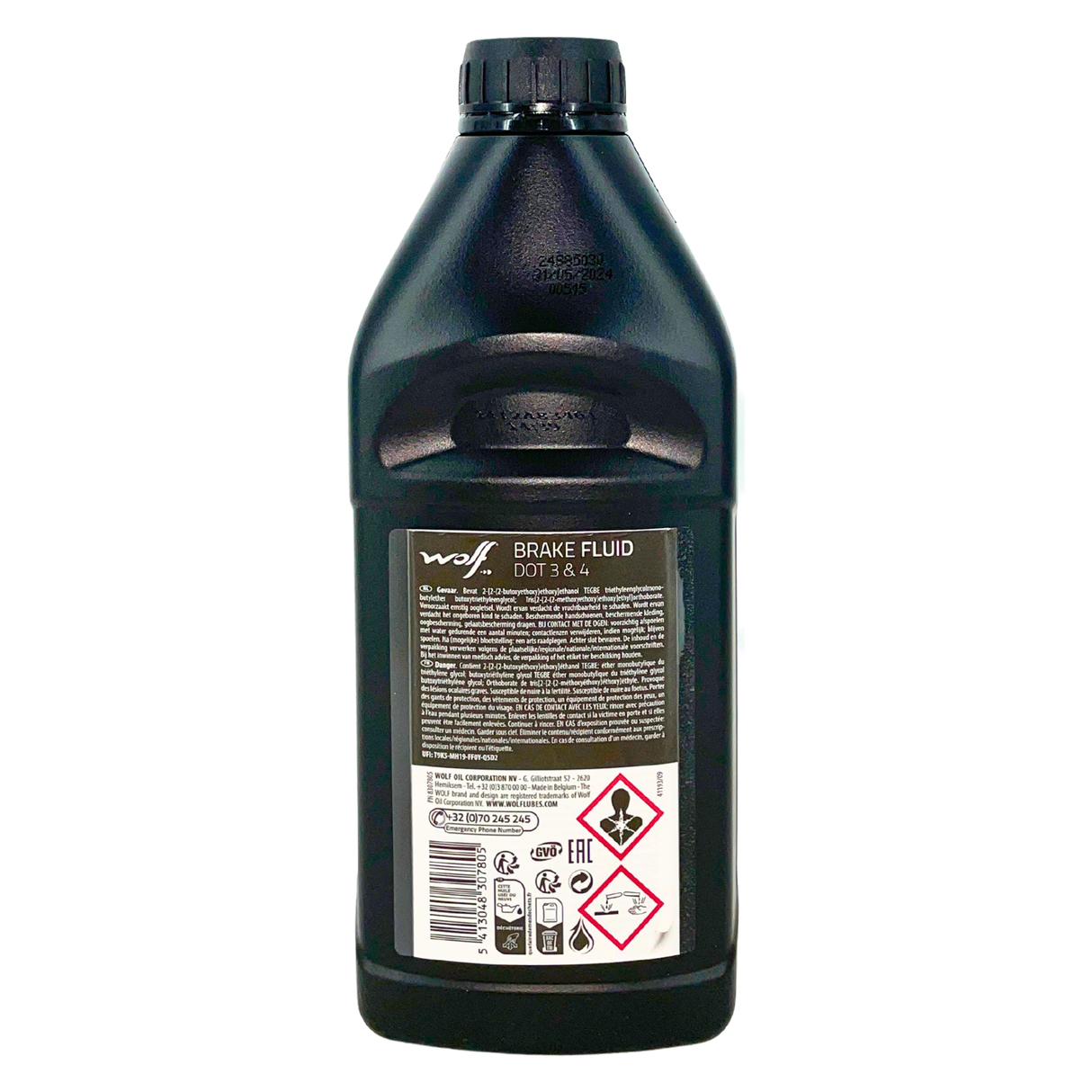 Wolf Brake Fluid DOT 3 & 4 1 Liter