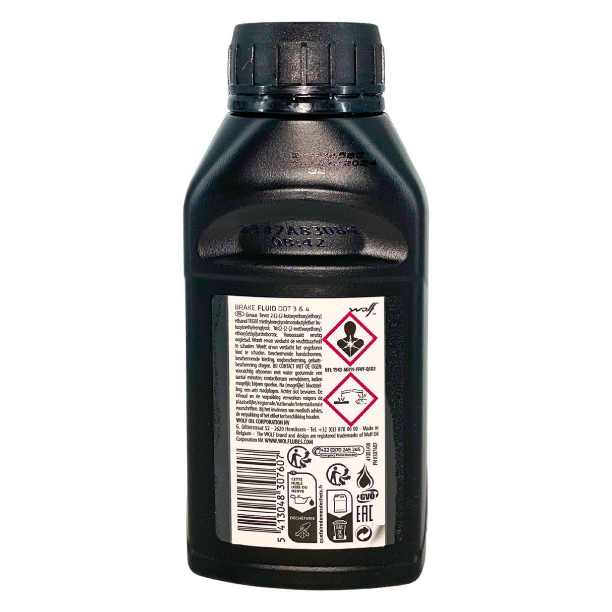 Wolf Brake Fluid DOT 3 & 4 250 ML