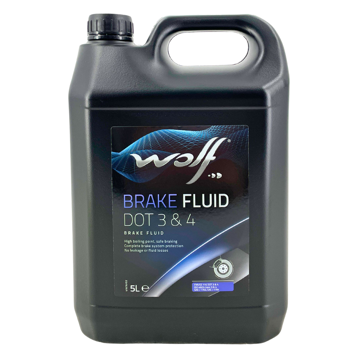 Wolf Brake Fluid DOT 3 & 4 5 Liter