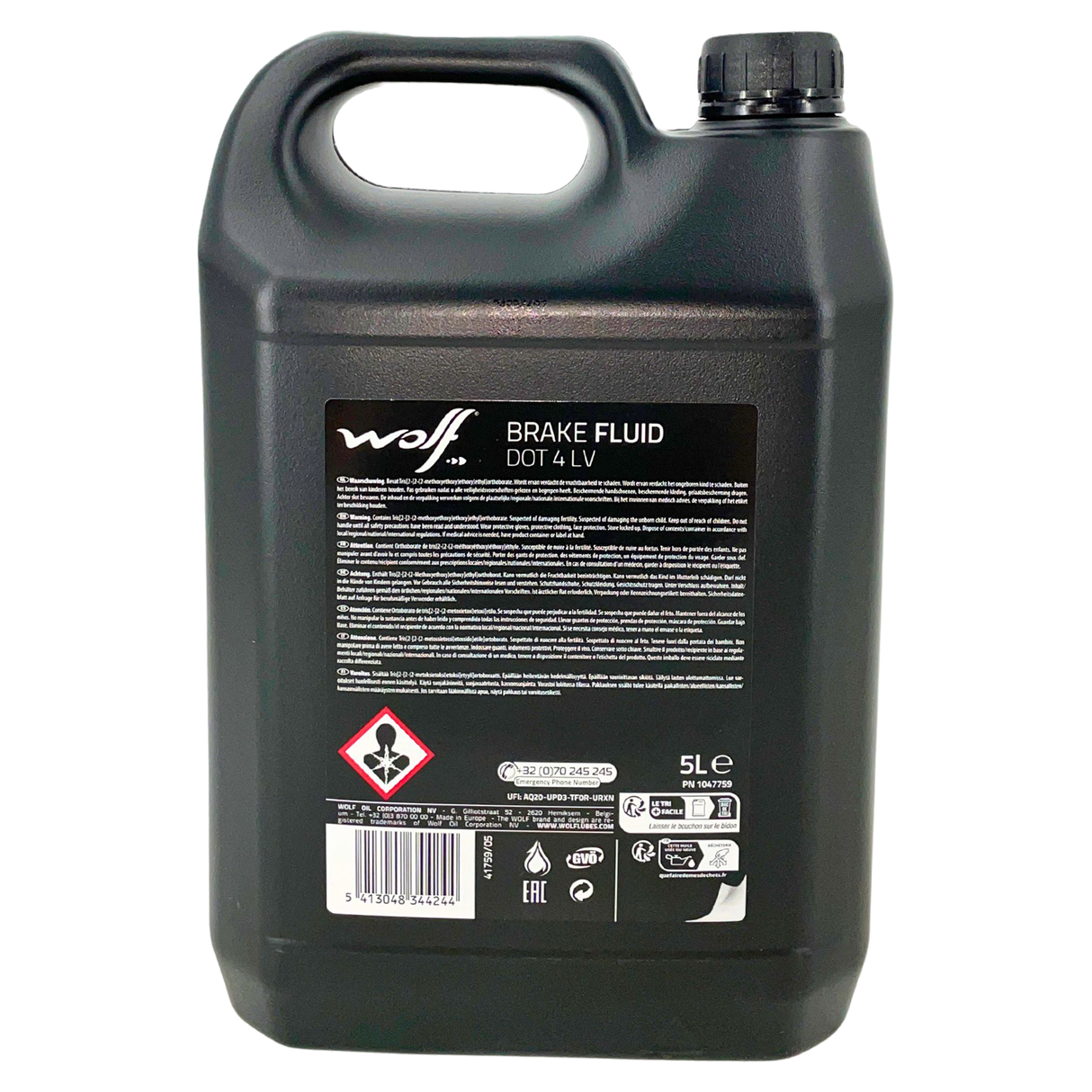 Wolf Brake Fluid DOT 4 LV 5 Liter