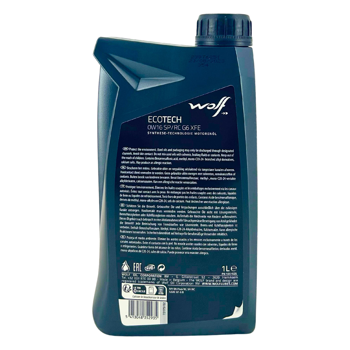Wolf EcoTech 0W-16 SP/RC G6 XFE 1 Liter