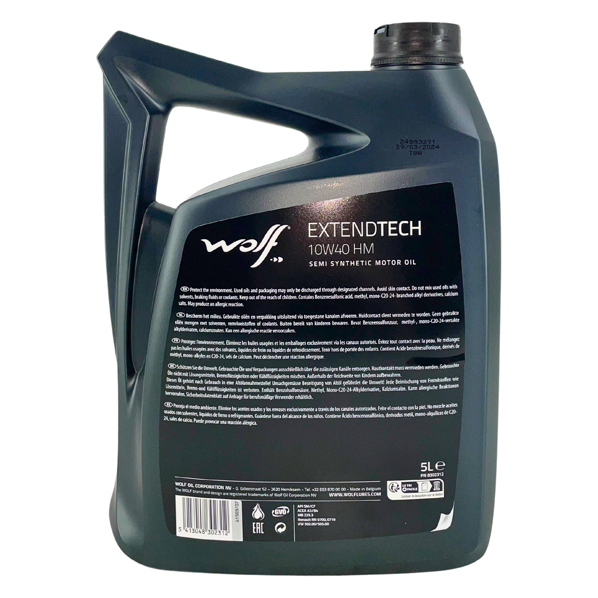 Wolf ExtendTech 10W-40 HM 5 Liter