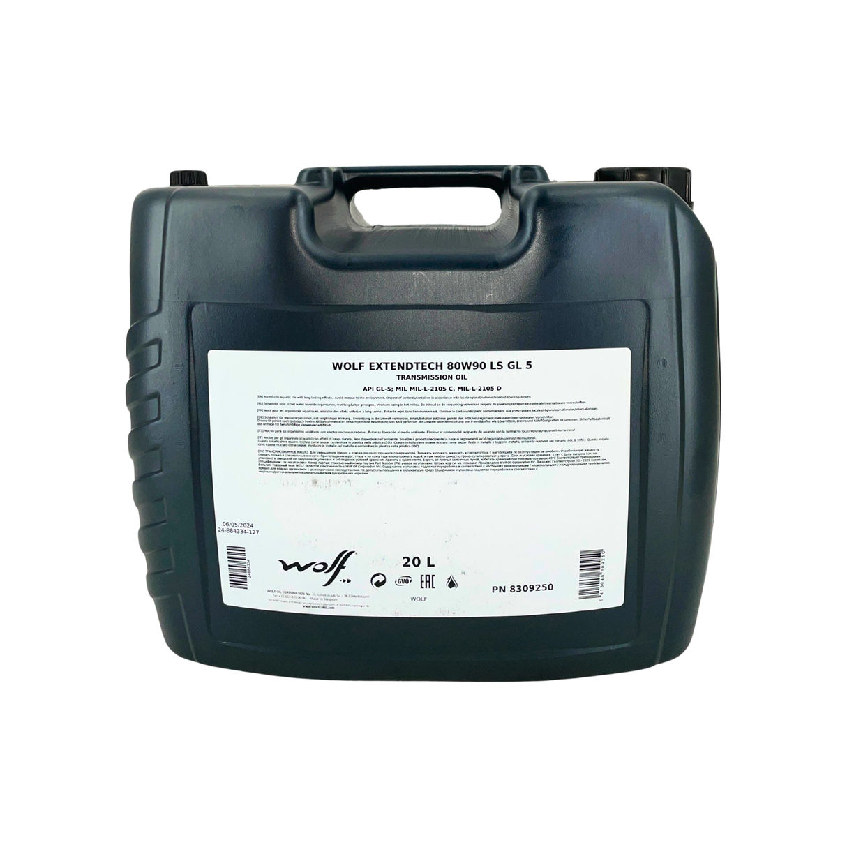 Wolf ExtendTech 80W-90 LS GL 5 Getriebeöl 20 Liter