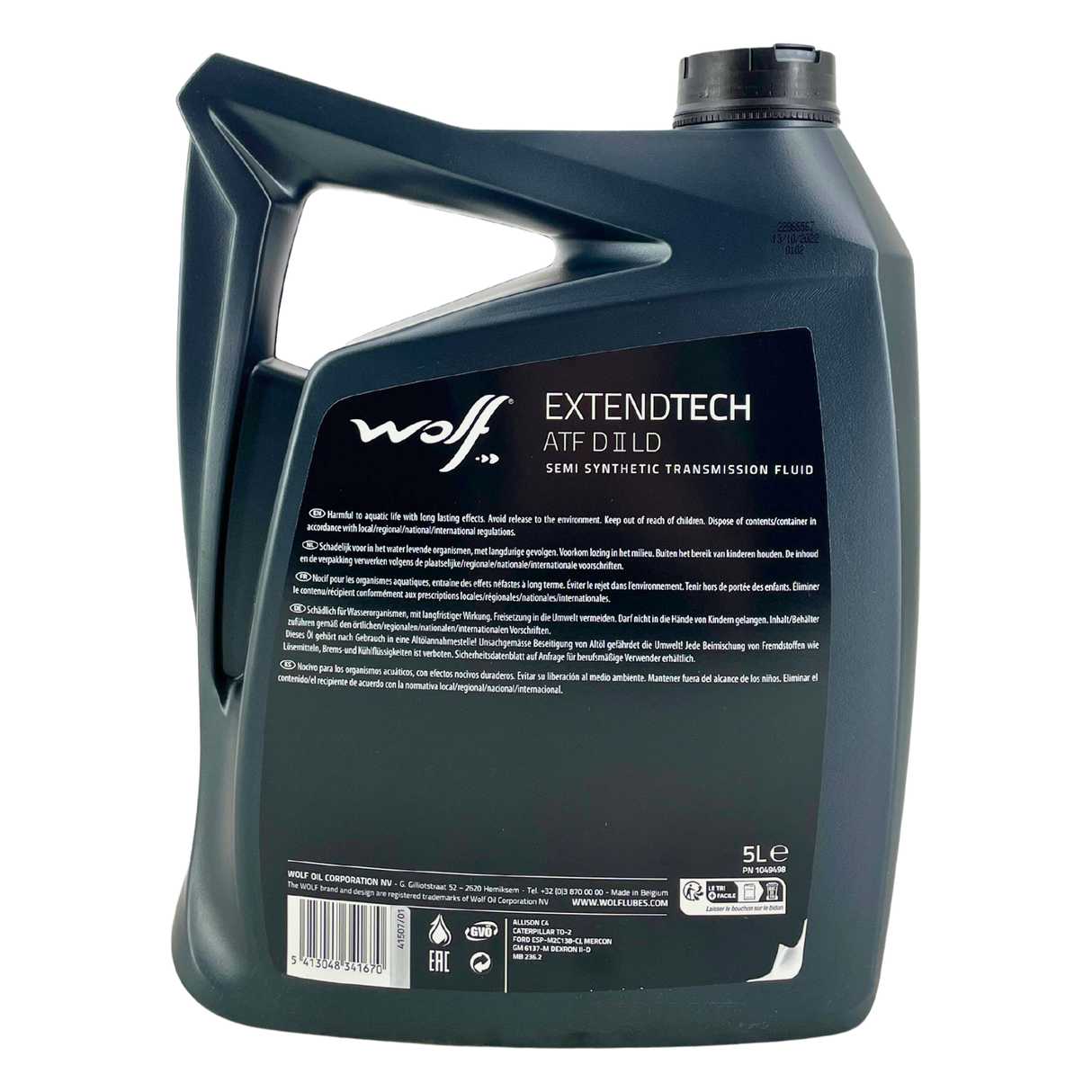 Wolf ExtendTech ATF D II LD Getriebeöl 5 Liter