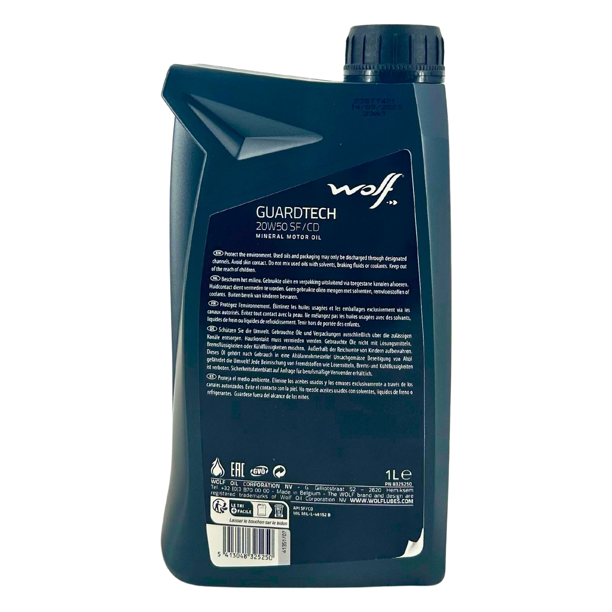 Wolf GuardTech 20W-50 SF/CD 1 Liter