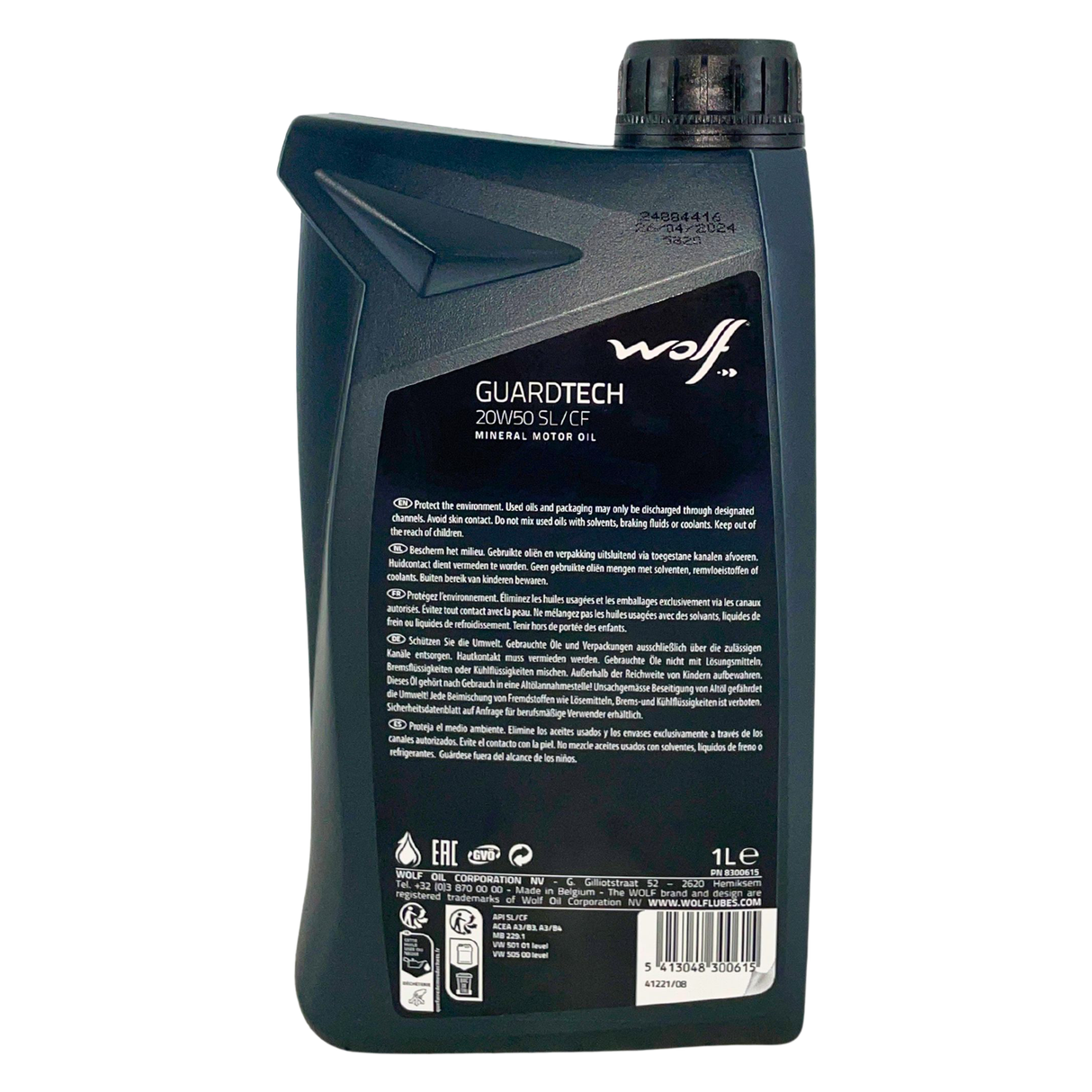Wolf GuardTech 20W-50 SL/CF 1 Liter