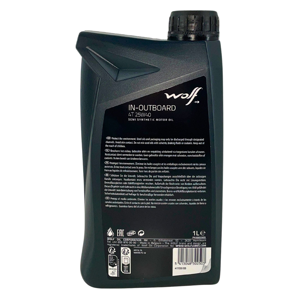 Wolf In-Outboard 4T 25W-40 1 Liter