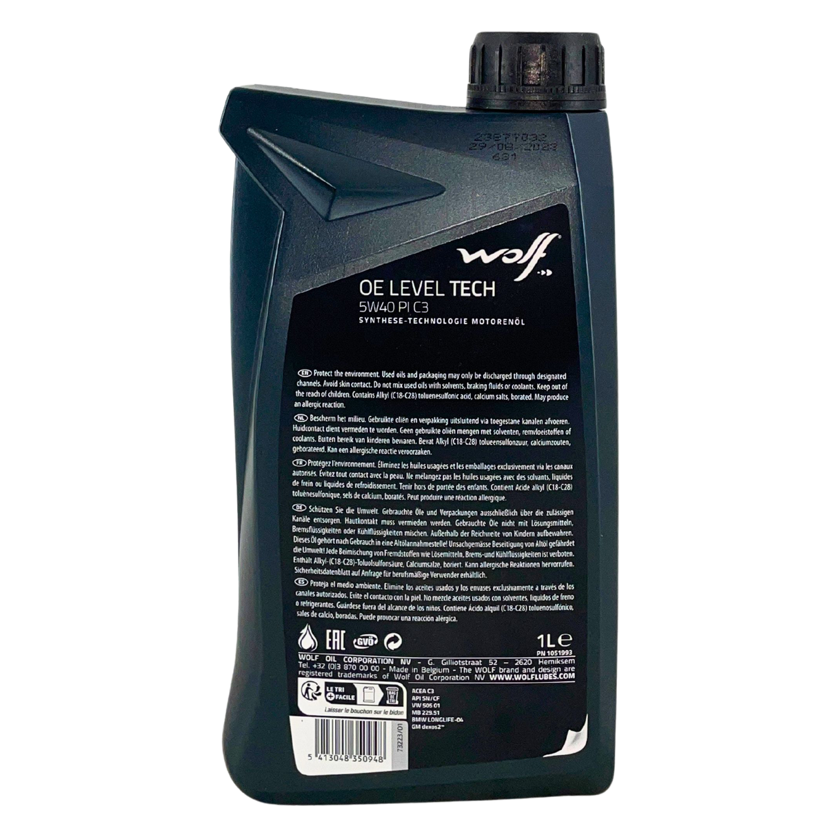 Wolf OE LevelTech 5W-40 PI C3 1 Liter