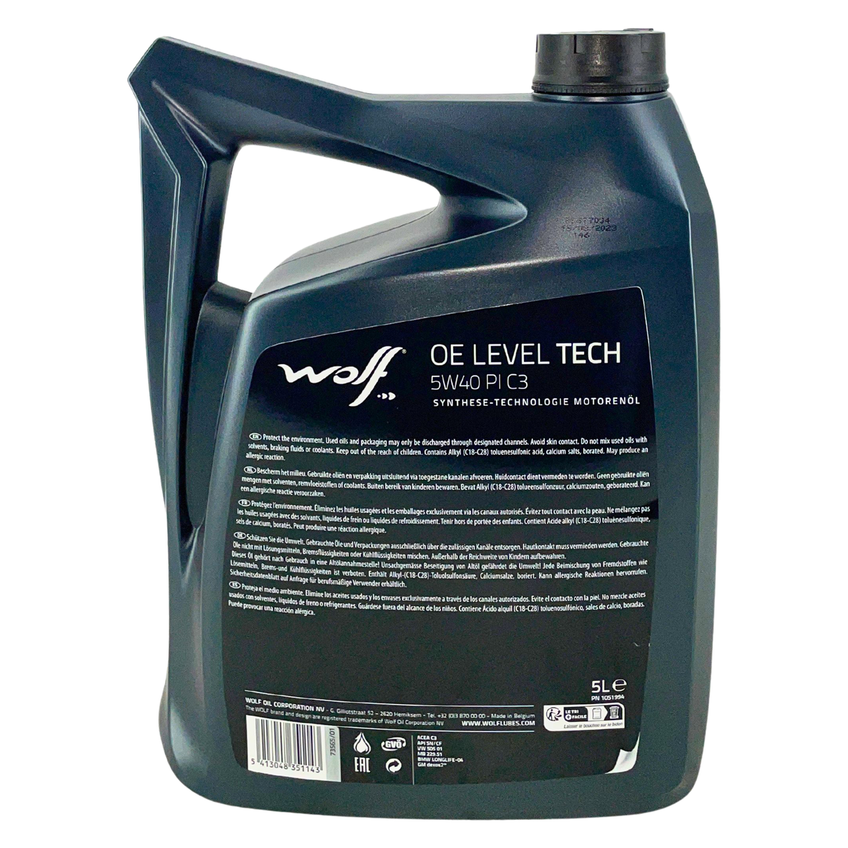 Wolf OE LevelTech 5W-40 PI C3 5 Liter