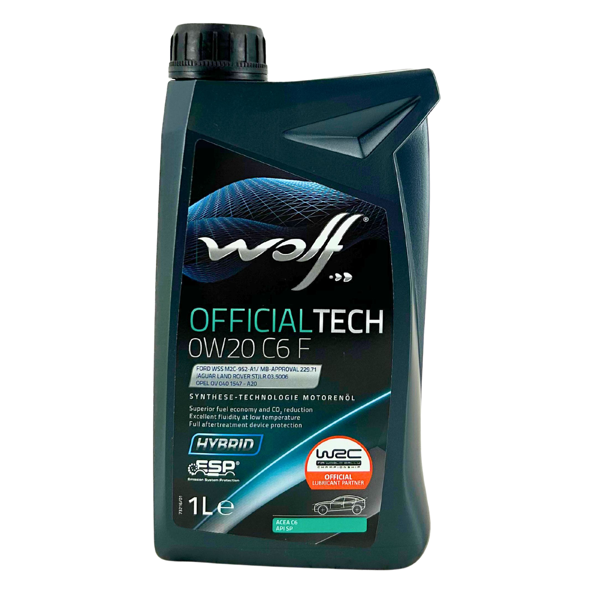 Wolf OfficialTech 0W-20 C6 F 1 Liter