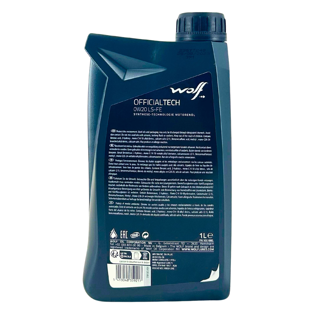 Wolf OfficialTech 0W-20 LS-FE 1 Liter