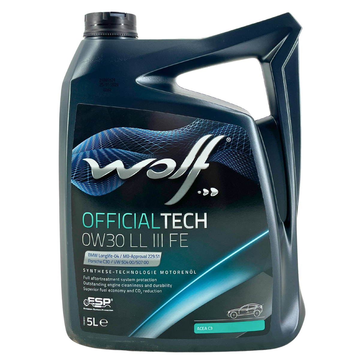 Wolf OfficialTech 0W-30 LL III FE 5 Liter