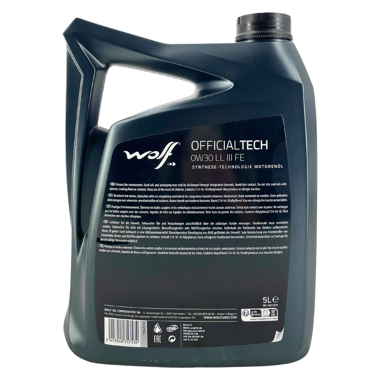 Wolf OfficialTech 0W-30 LL III FE 5 Liter