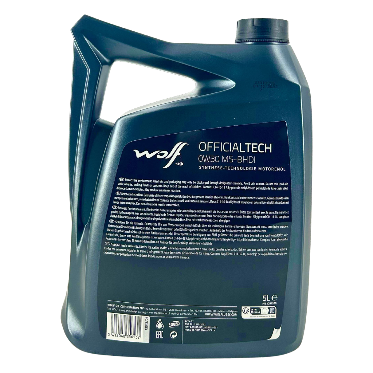Wolf OfficialTech 0W-30 MS-BHDI 5 Liter