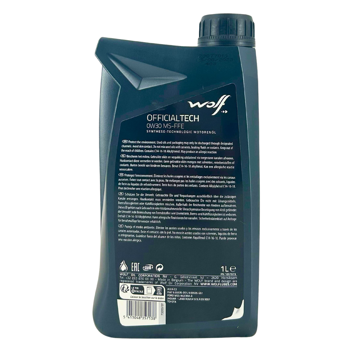 Wolf OfficialTech 0W-30 MS-FFE 1 Liter