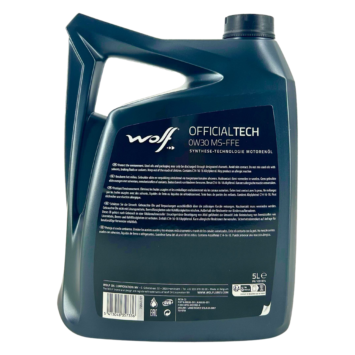 Wolf OfficialTech 0W-30 MS-FFE 5 Liter
