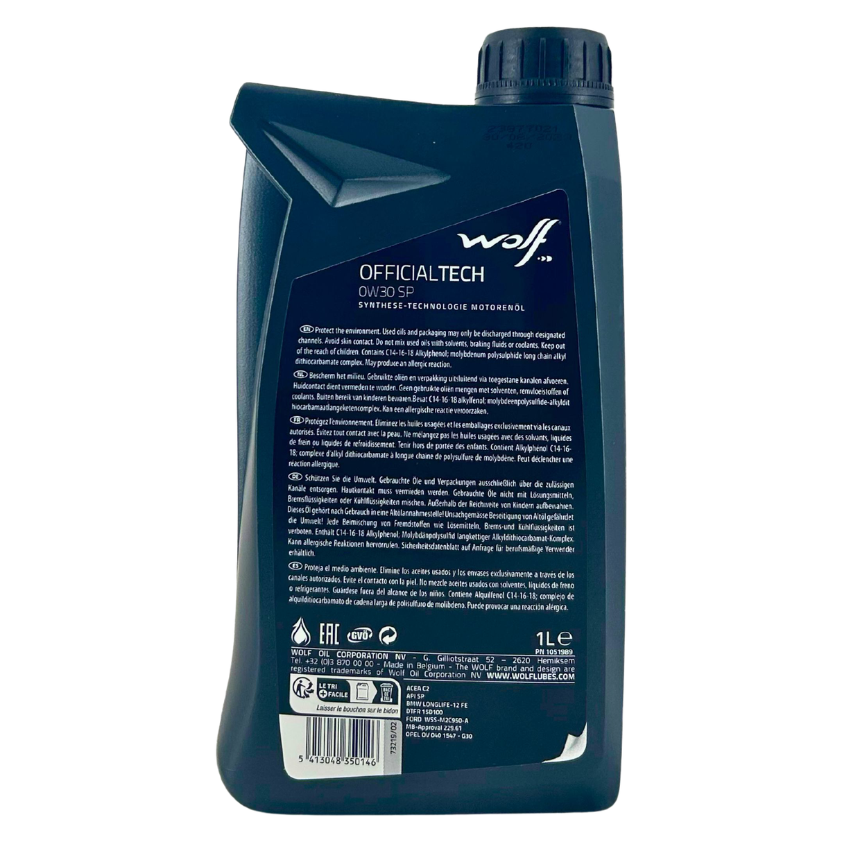 Wolf OfficialTech 0W-30 SP 1 Liter