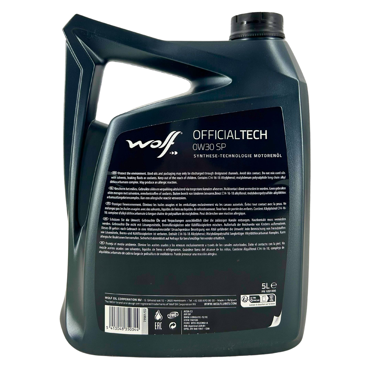 Wolf OfficialTech 0W-30 SP 5 Liter