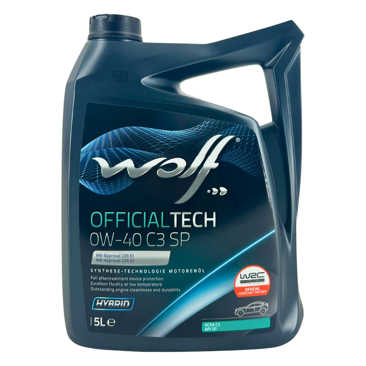 Wolf OfficialTech 0W-40 C3 SP 5 Liter