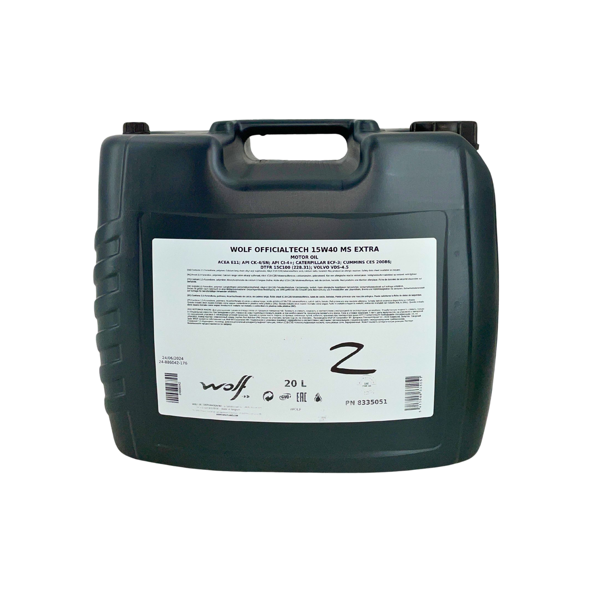 Wolf OfficialTech 15W-40 MS Extra 20 Liter