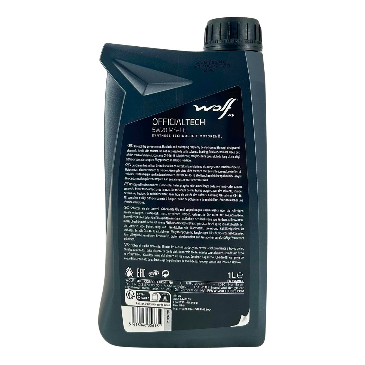 Wolf OfficialTech 5W-20 MS-FE 1 Liter