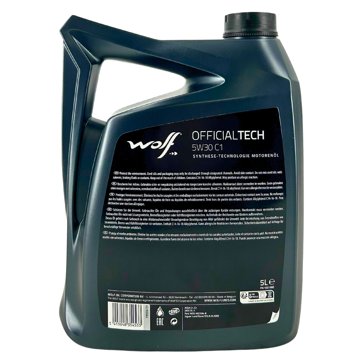 Wolf OfficialTech 5W-30 C1 5 Liter