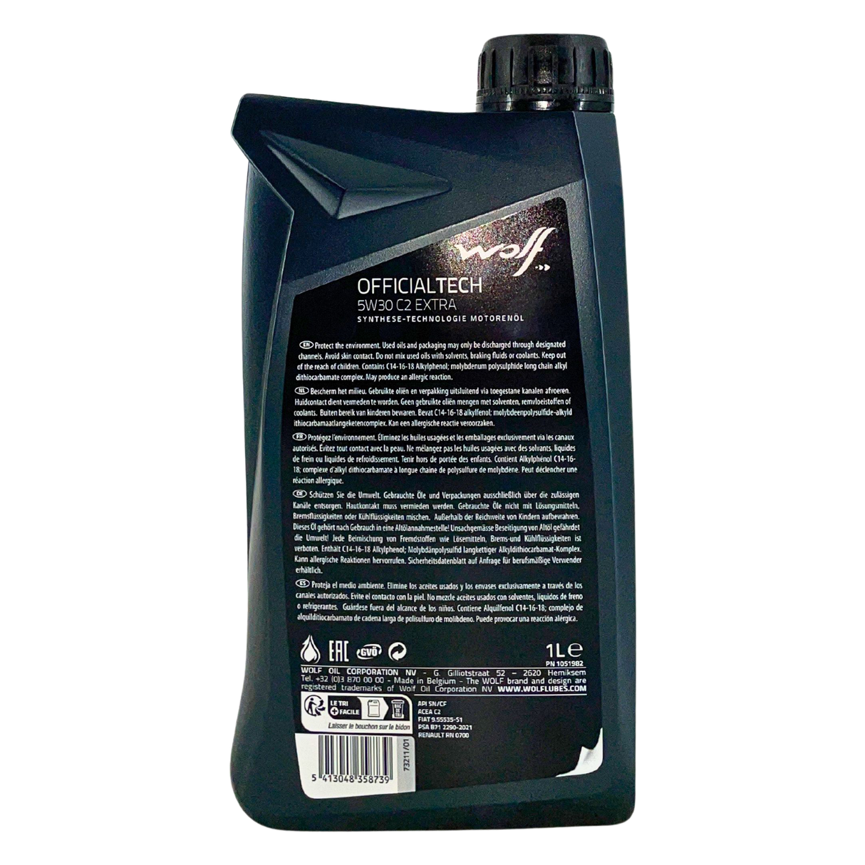 Wolf OfficialTech 5W-30 C2 Extra 1 Liter