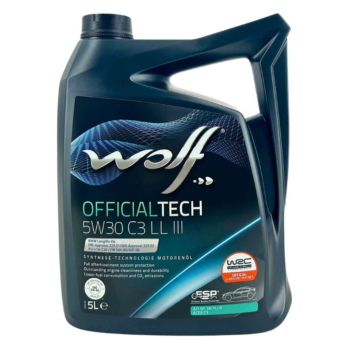 8L WOLF 5W30 C3 LL III + MANN Ölfilter für MERCEDES W203 W204 W211 W212 OM642