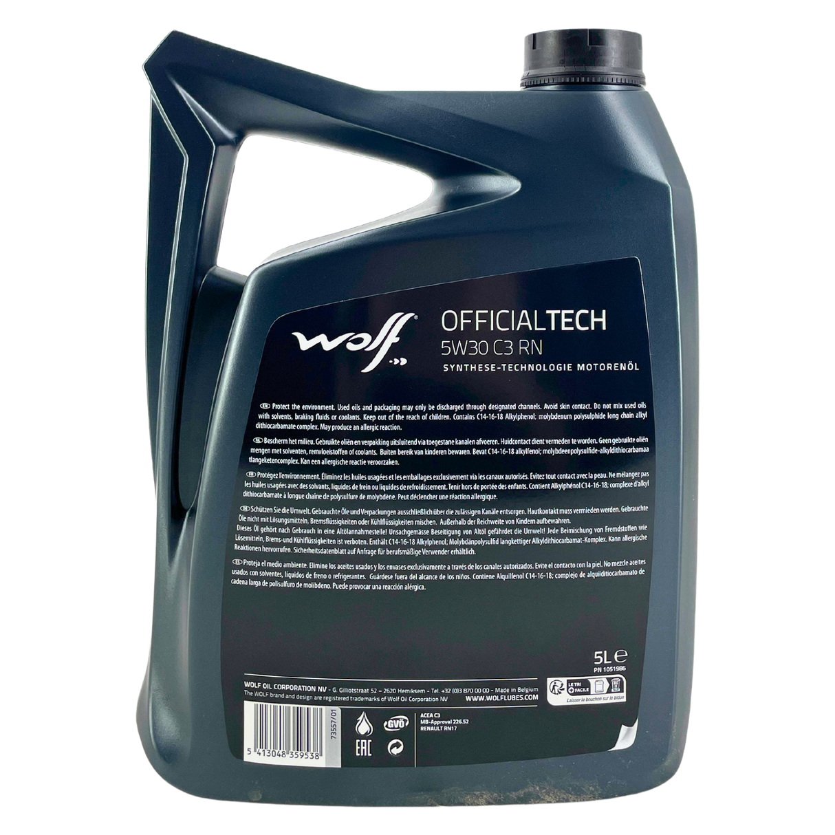 Wolf OfficialTech 5W-30 C3 RN 5 Liter