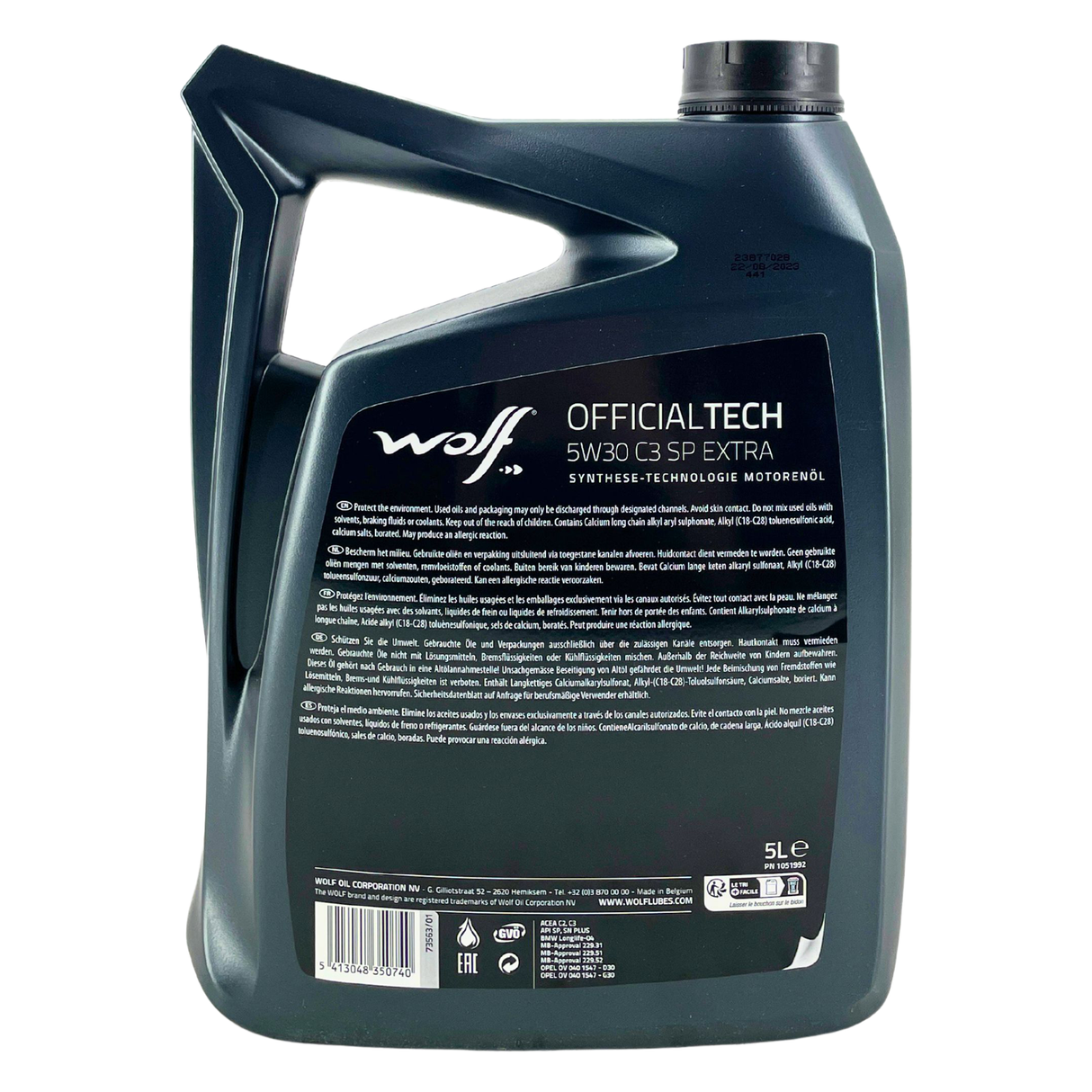 Wolf OfficialTech 5W-30 C3 SP Extra 5 Liter