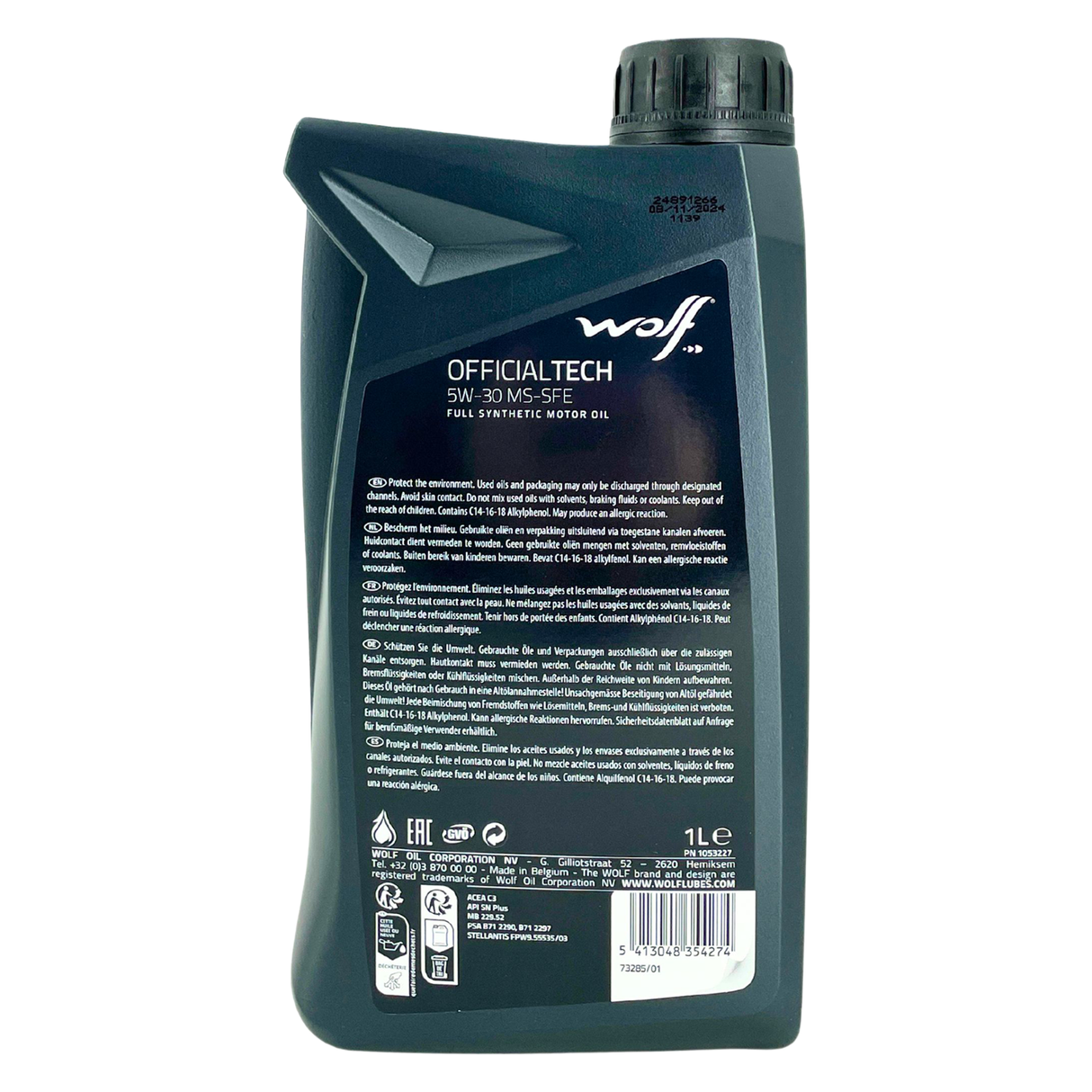 Wolf OfficialTech 5W-30 MS-SFE 1 Liter