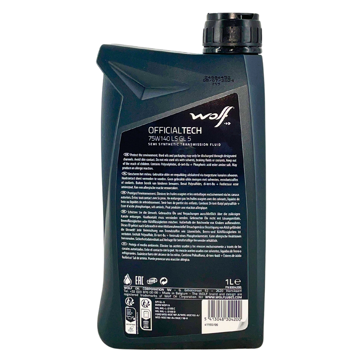 Wolf OfficialTech 75W-140 LS GL 5 Getriebeöl 1 Liter