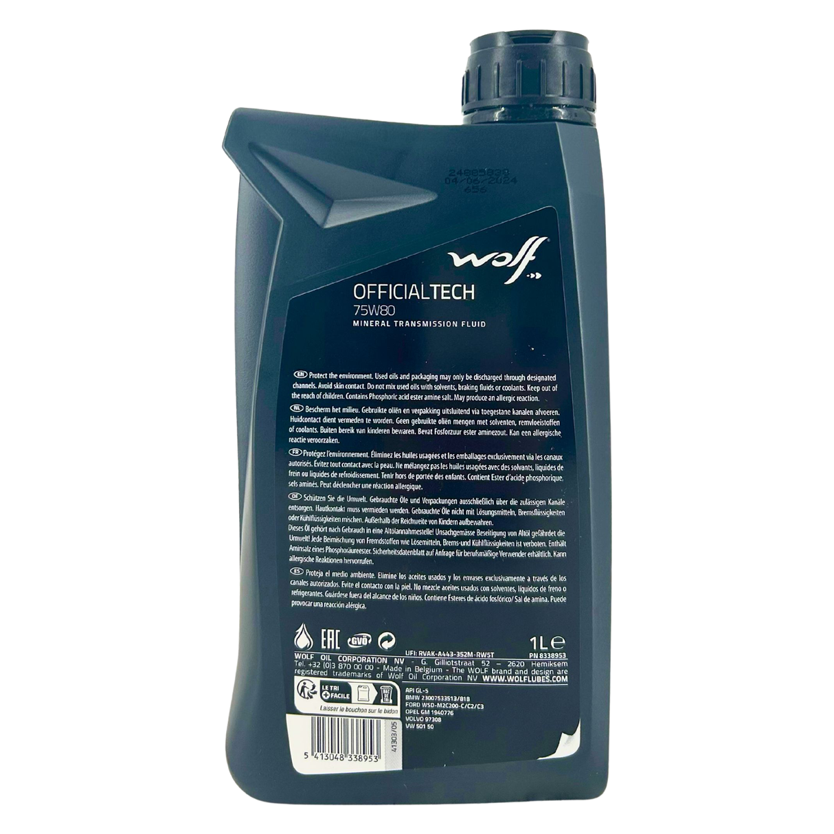 Wolf OfficialTech 75W-80 Getriebeöl 1 Liter