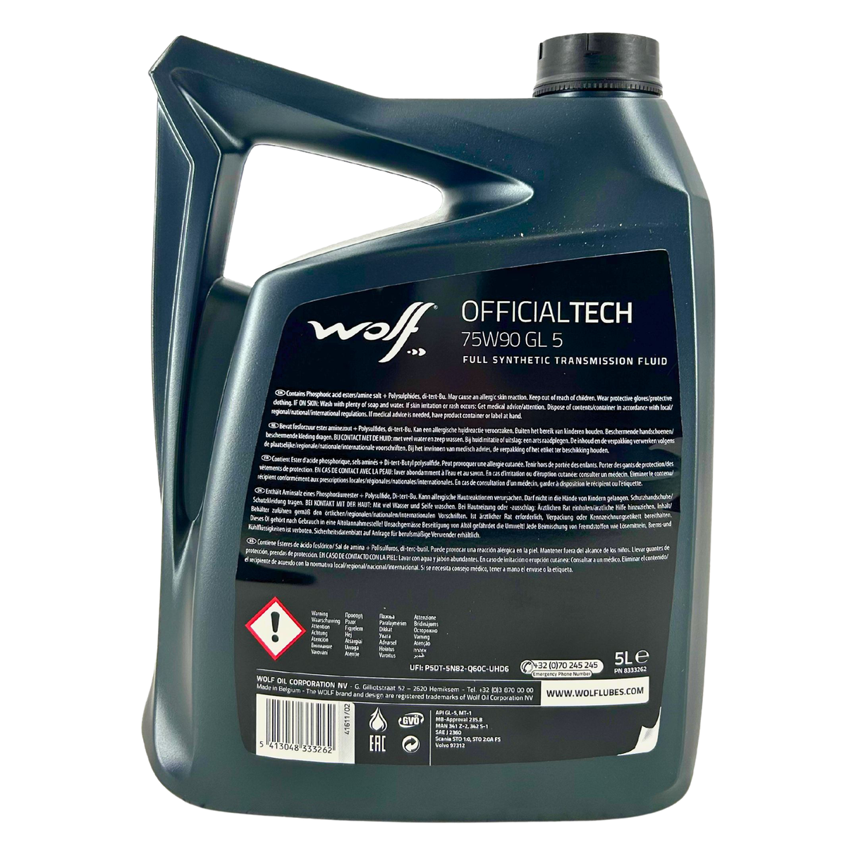 Wolf OfficialTech 75W-90 GL 5 Getriebeöl 5 Liter