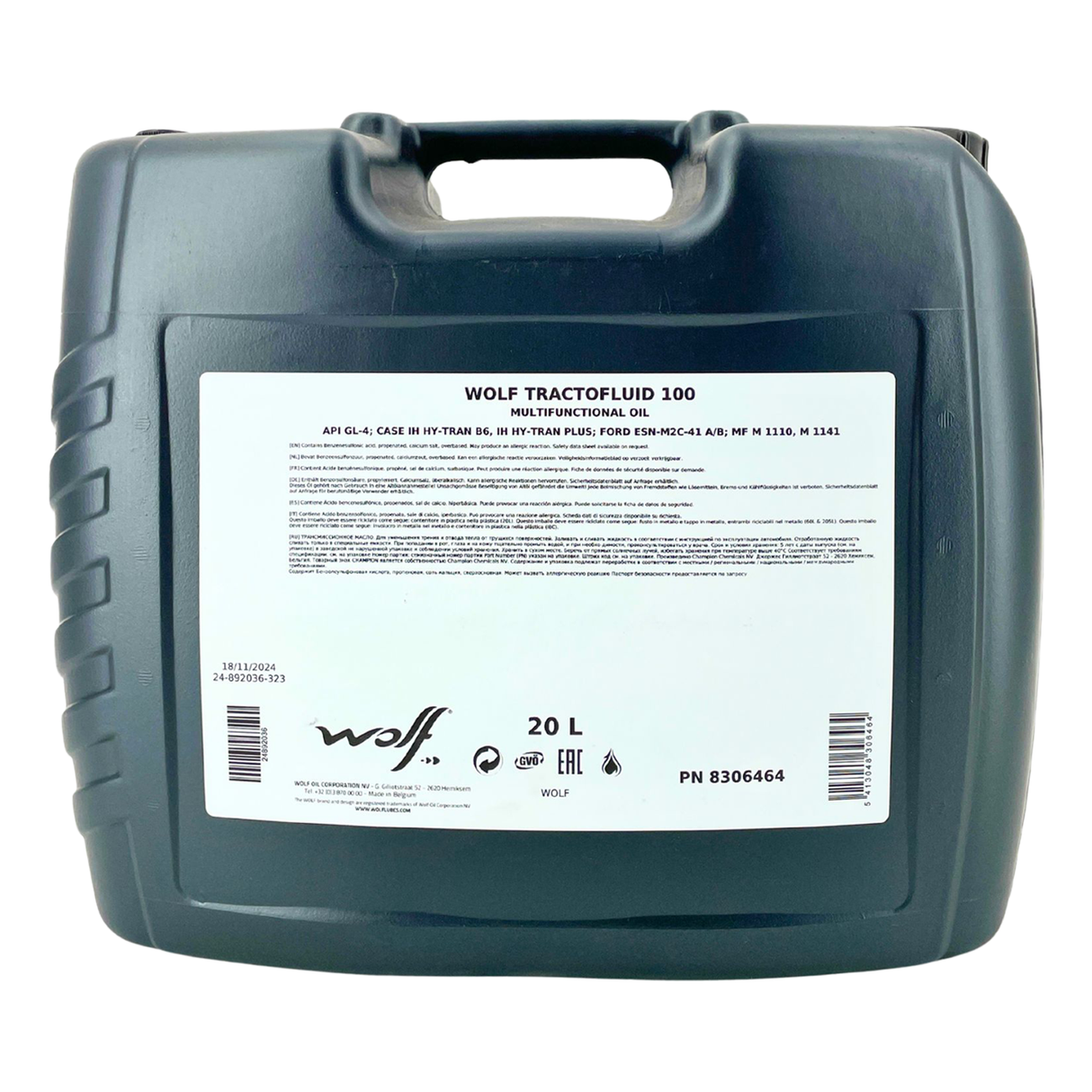 Wolf TractoFluid 100 20 Liter