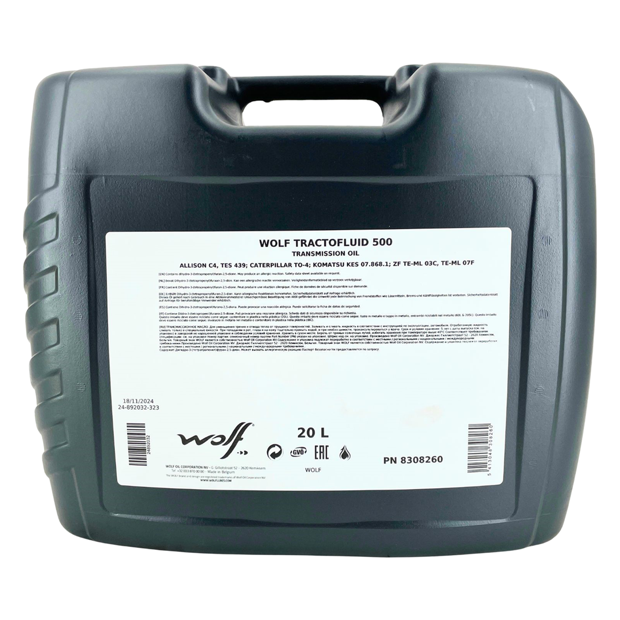 Wolf TractoFluid 500 20 Liter