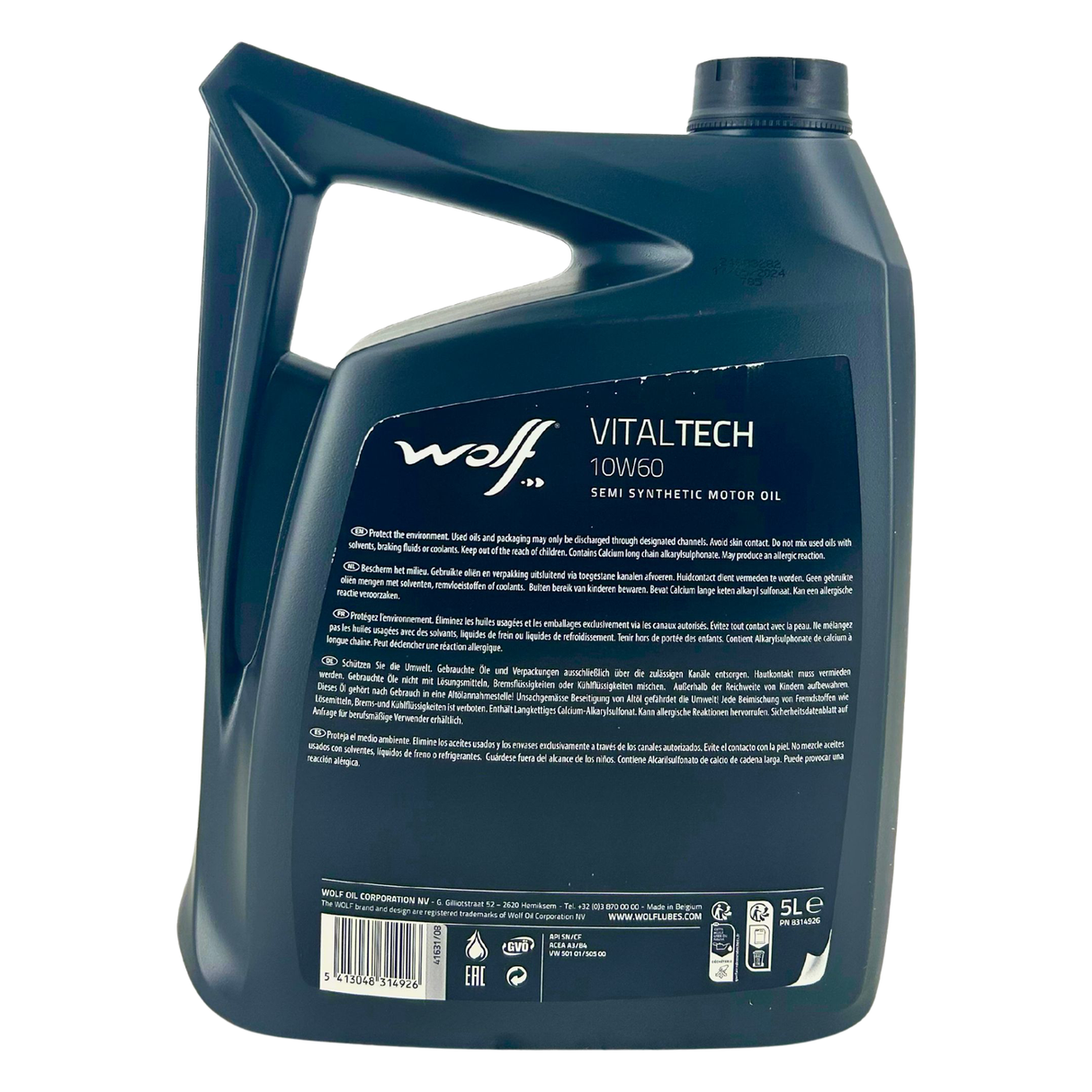 Wolf VitalTech 10W-60 5 Liter