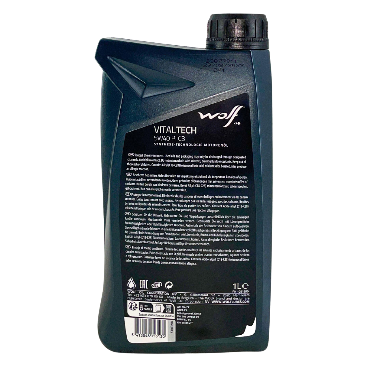 Wolf VitalTech 5W-40 PI C3 1 Liter