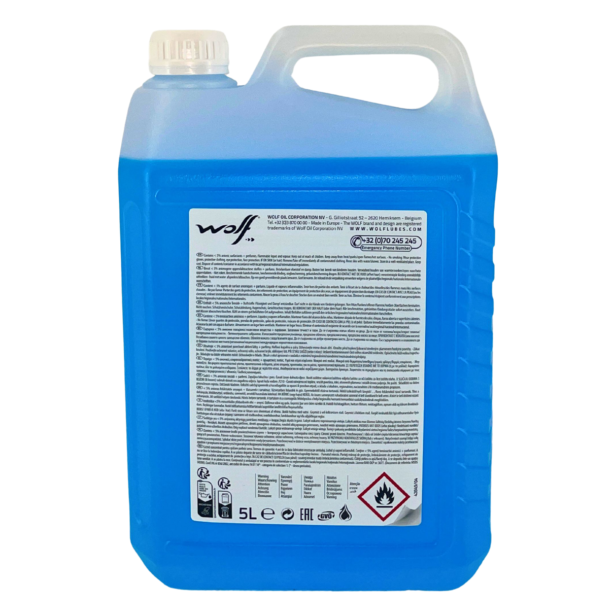 Wolf Windscreen Washer Concentrate Scheibenreiniger Konzentrat 5 Liter
