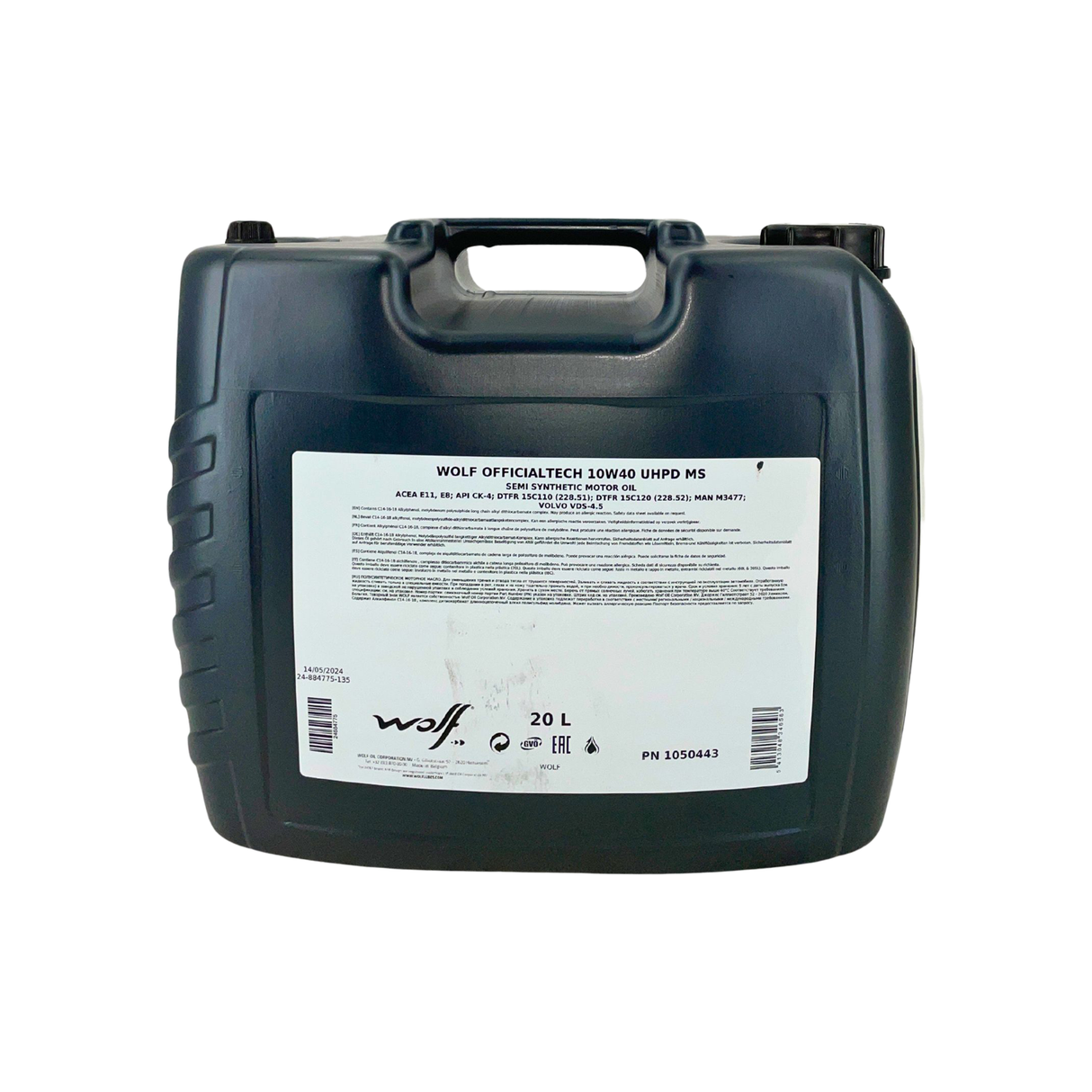 Wolf OfficialTech 10W-40 UHPD MS 20 Liter