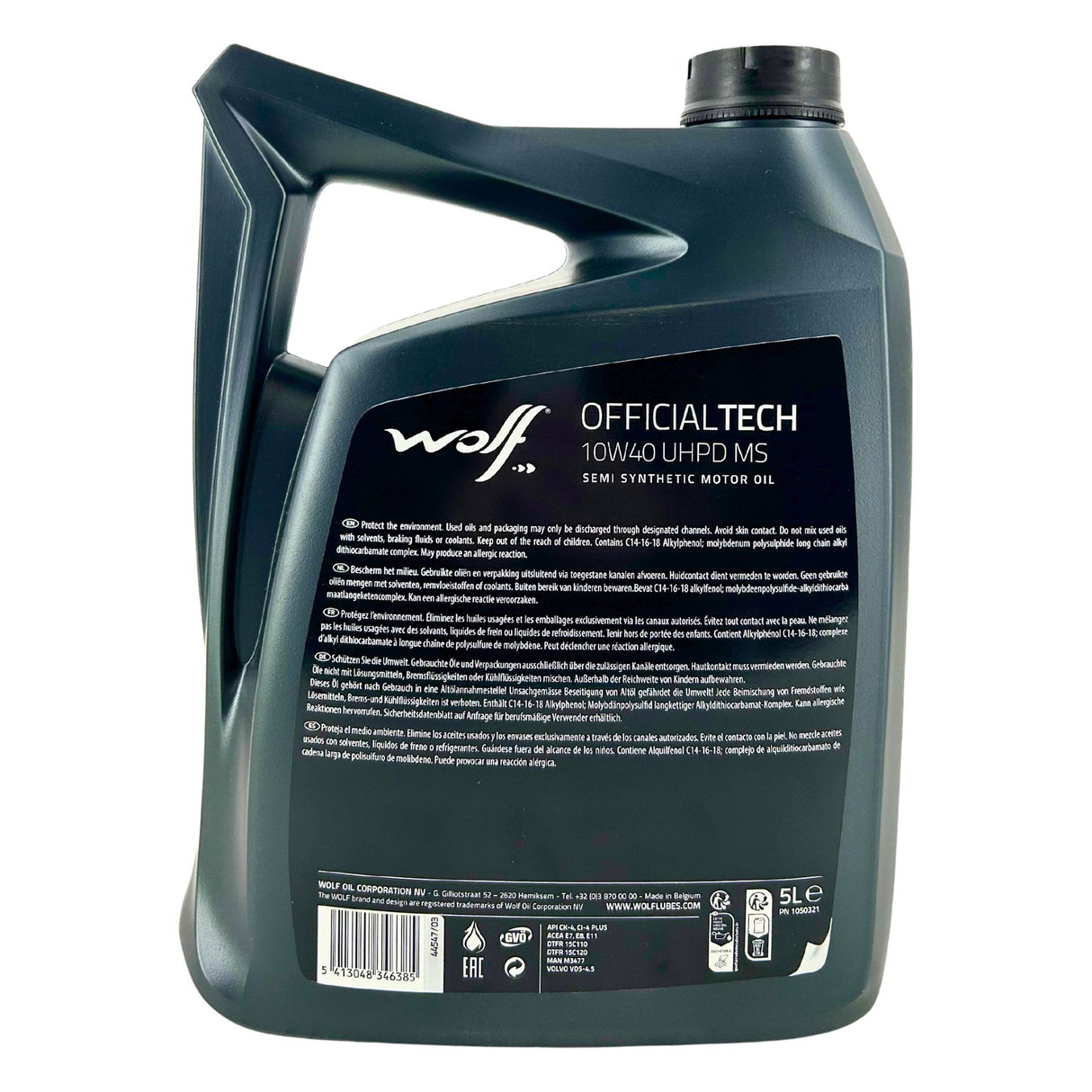 Wolf OfficialTech 10W-40 UHPD MS 5 Liter