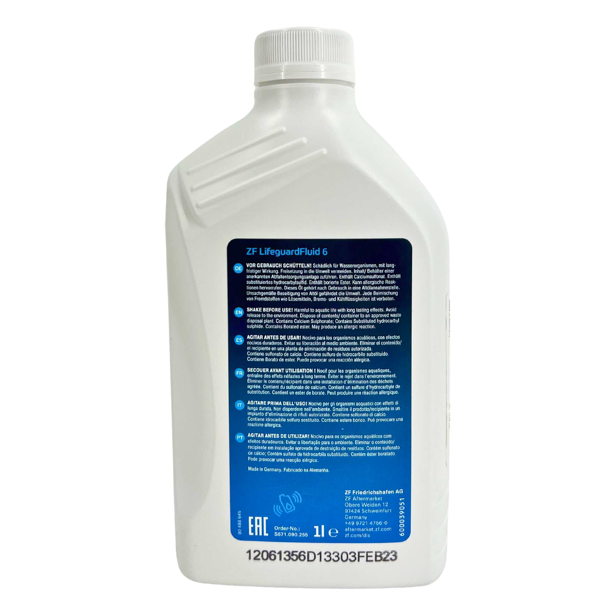 ZF Lifeguard 6 Getriebeöl 1 Liter